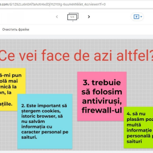 Sesiunea informativă „Siguranța pe internet”